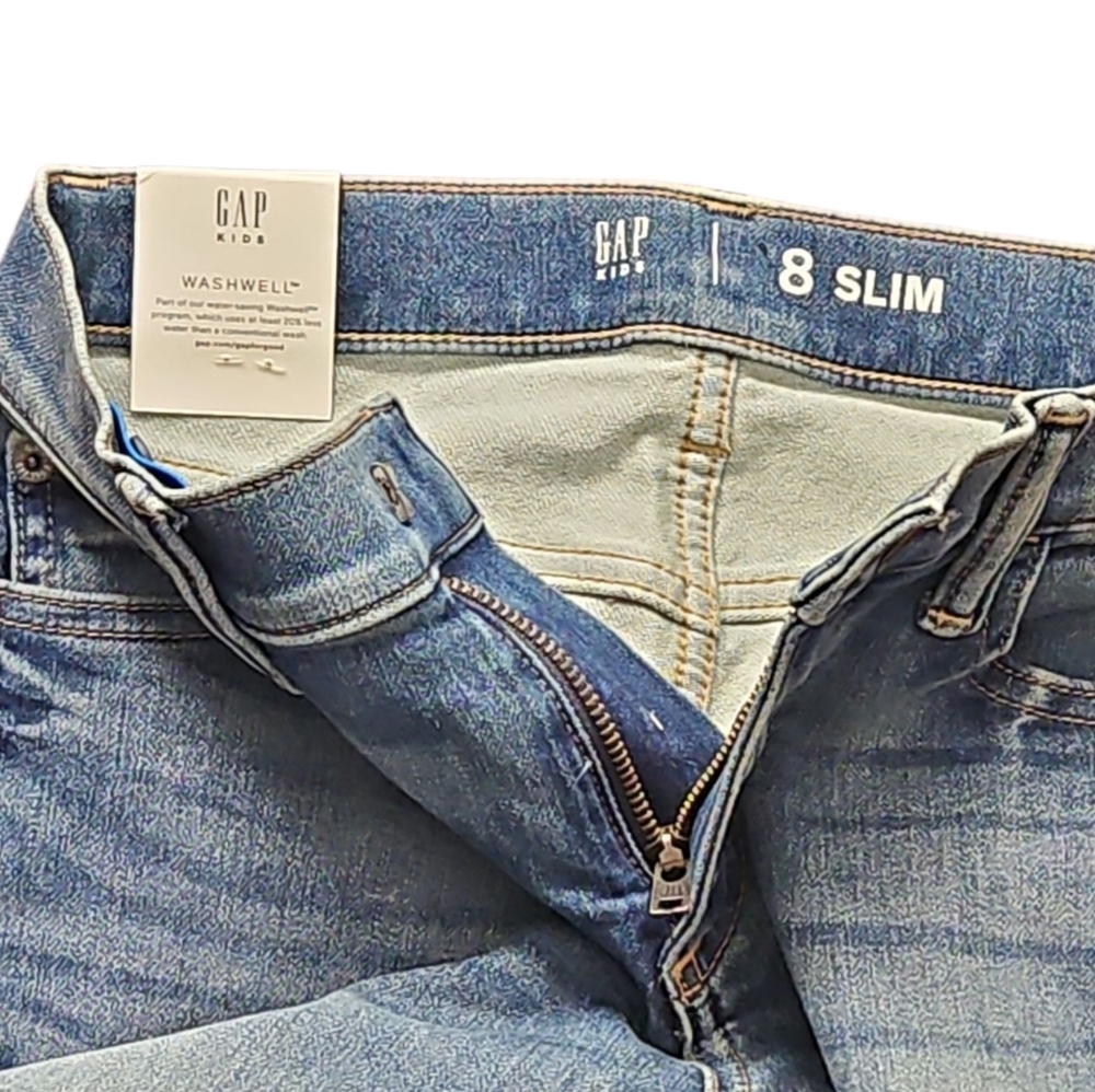 GAP kids, girls, jeans 8 slim NWT - Picture 3 of 3